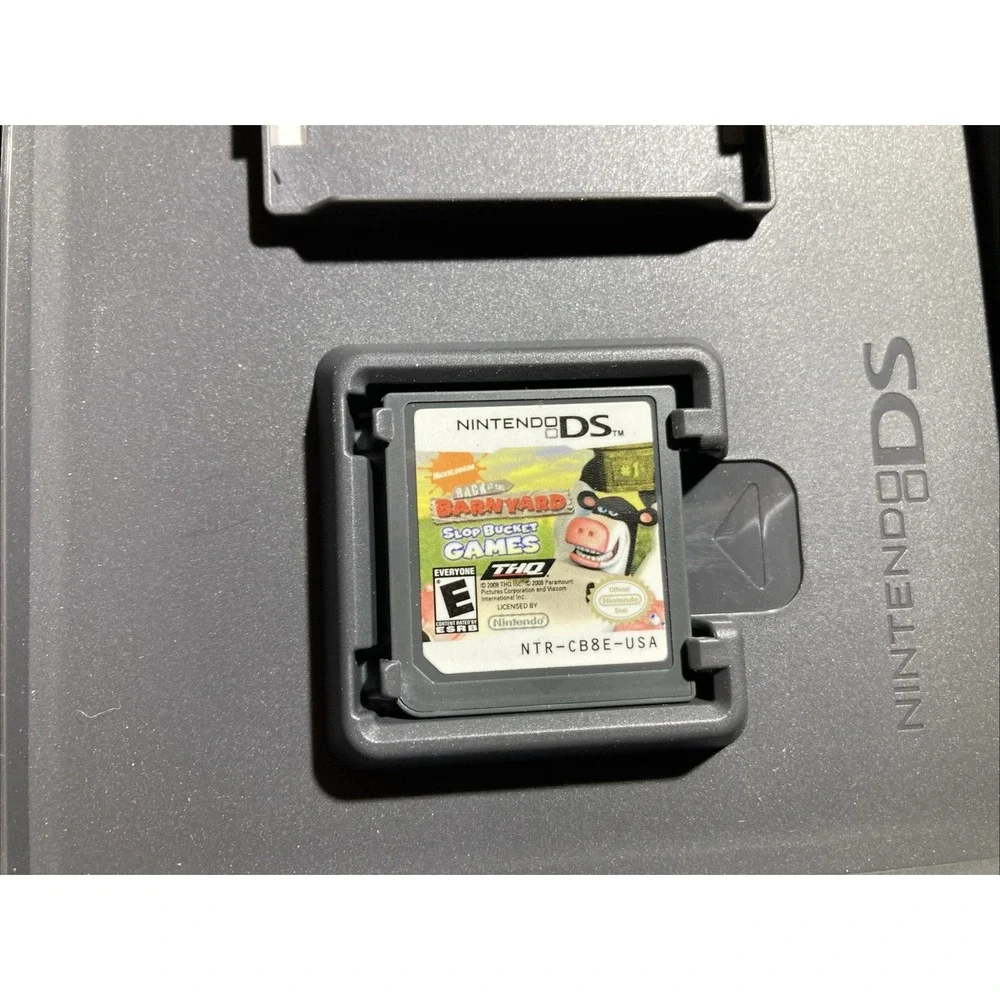 Back at the Barnyard Slop Bucket Games Nintendo DS 2008 Complete CIB Very Good